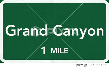 Grand Canyon USA Highway Road Sign 14966427