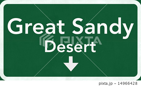 Great Sandy Desert Highway Road Sign 14966428