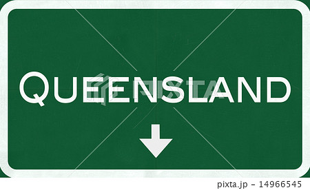 Queensland Australia Highway Road Sign Queensland Australia Highway Road Sign 14966545