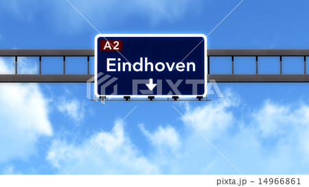 Eindhoven Netherlands Highway Road Sign 14966861