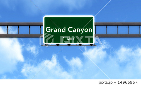 Grand Canyon USA Highway Road Sign Grand Canyon USA Highway Road Sign 14966967