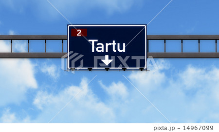 Tartu Estonia Highway Road Sign Tartu Estonia Highway Road Sign 14967099