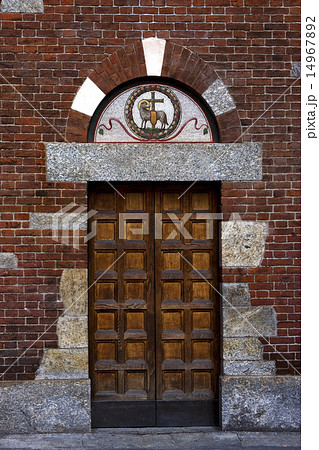 door in the san babila church door in the san babila church 14967892