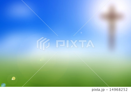 Abstract cross coluds on the clear blue sky Abstract cross coluds on the clear blue sky 14968252