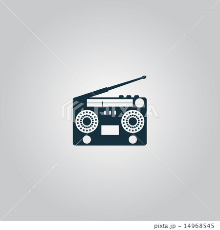 Classic 80s boombox - Stock Illustration [14968545] - PIXTA