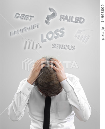 Businessman serious from his business and finance 14968809