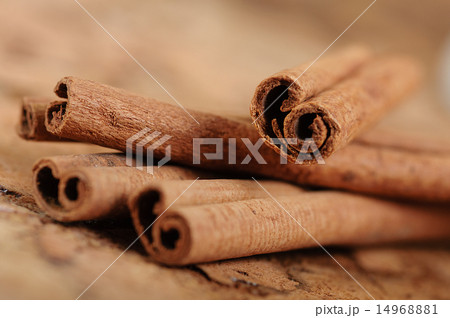 Cinnamon sticks on the table 14968881