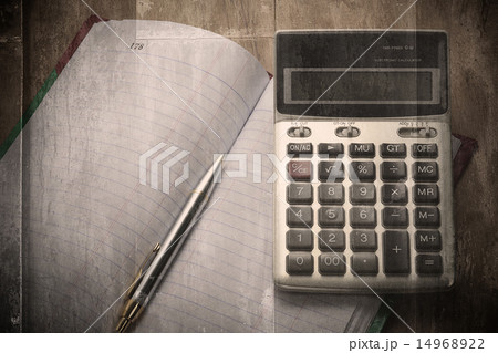 Accountants era before digital system. classic 14968922
