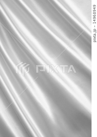 Smooth elegant white silk or satin as background 14968949