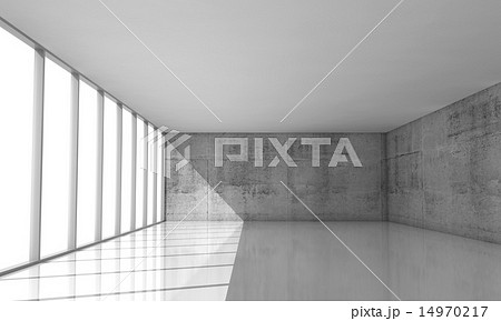 Abstract architecture background, empty interior 14970217