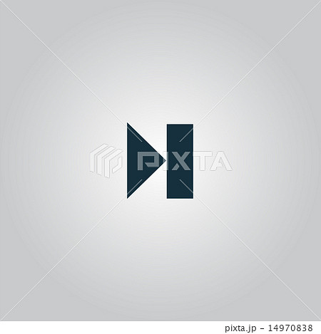 Next track web icon. Media player.のイラスト素材 [14970838] - PIXTA