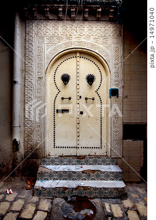 door in the casbha of sousse in  tunisia 14971040