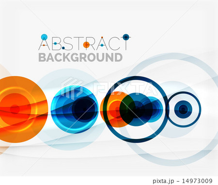 Circle geometric shape composition 14973009