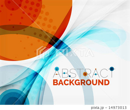 Corporate white background with gentle flowing waves 14973013