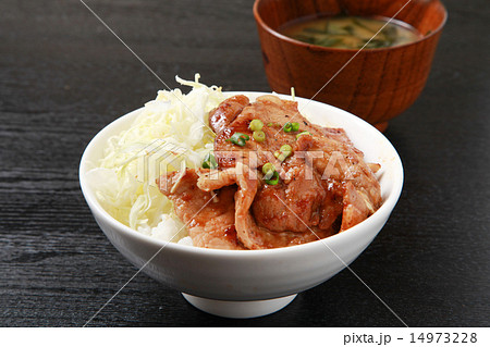 生姜焼き丼 生姜焼き丼 14973228