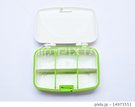 Supplement compartment isolated on white 14973551