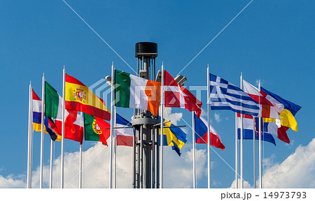 National flags of European countries 14973793
