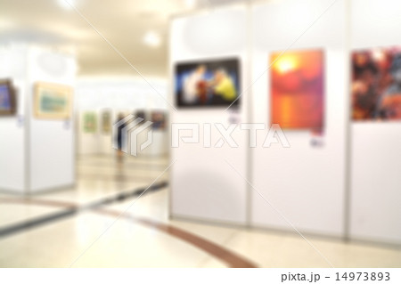 Blur of Defocus Background of Painting Gallery 14973893