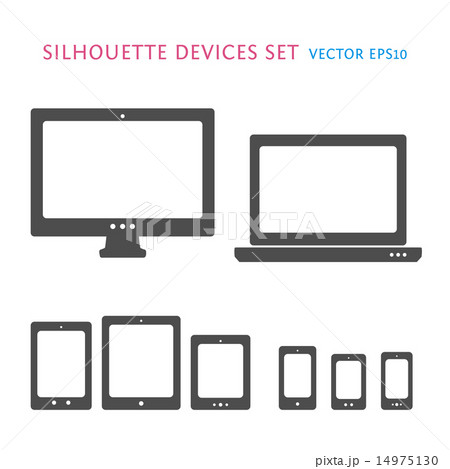 Device icons set 14975130