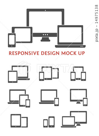 Device icons set 14975138