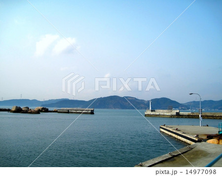 岡山　犬島の港 14977098