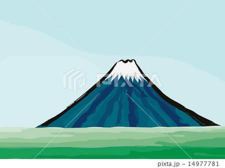 富士山イラストのイラスト素材