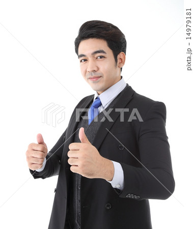 Man in suit thumbs up Man in suit thumbs up 14979181