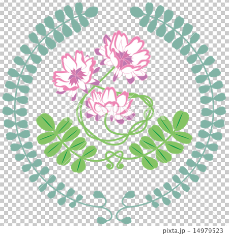 Seasonal 'green flowers and trees' - Spring flower 'Renge grass' -3 14979523