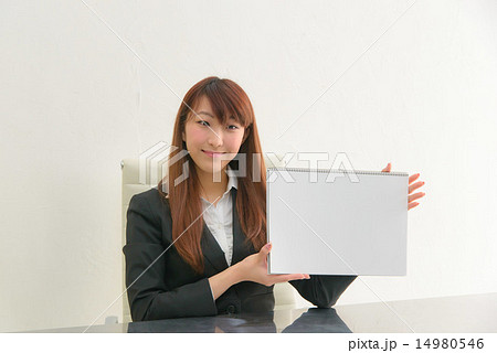 ビジネスウーマン　スケッチボード 14980546