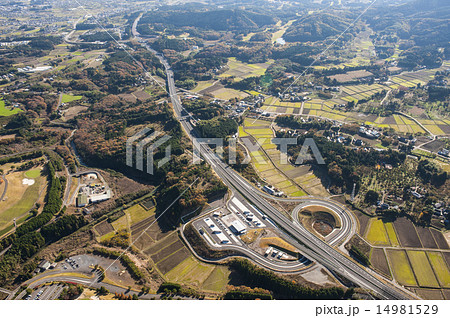 空撮　北関東自動車道 14981529