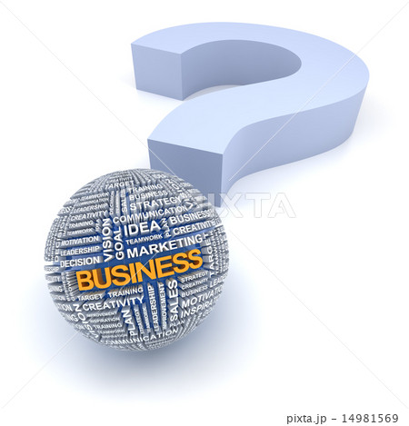Business questions concept, 3d render 14981569