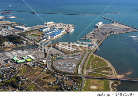 空撮　空撮　日立港 14981697