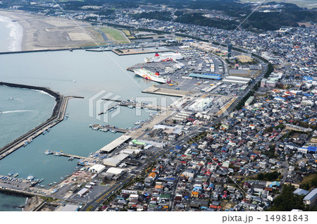 空撮　大洗港 14981843
