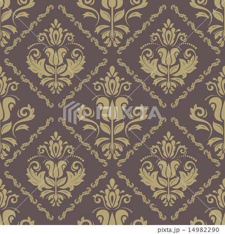 Damask Seamless Vector Pattern 14982290