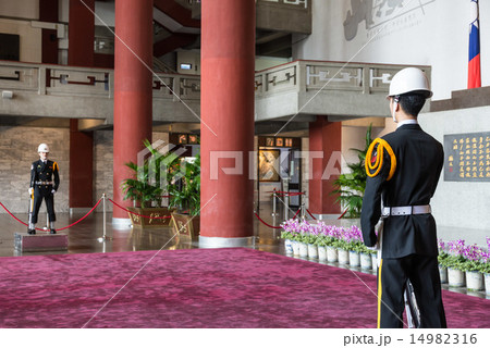 国父記念館　衛兵 14982316
