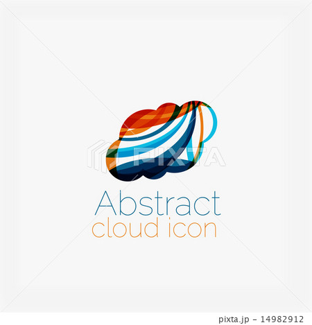 Clean elegant circle shaped abstract geometric logo. Universal for any idea Clean elegant circle shaped abstract geometric logo. Universal for any idea 14982912