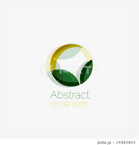 Clean elegant circle shaped abstract geometric logo. Universal for any idea Clean elegant circle shaped abstract geometric logo. Universal for any idea 14985843