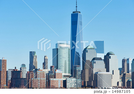 New York City Manhattan skyline New York City Manhattan skyline 14987105