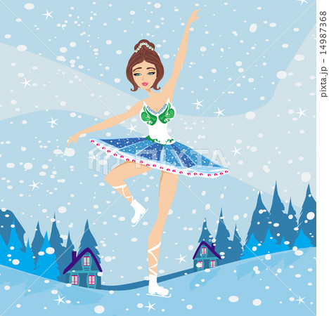 beautiful figure skater 14987368