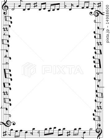 Musical Notation Score Background Stock Illustration