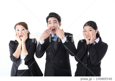 Calling worried surprised funny man woman Calling worried surprised funny man woman 14989540