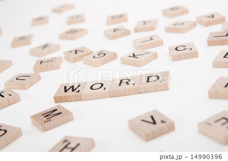 スクラブル文字：WORD 14990396