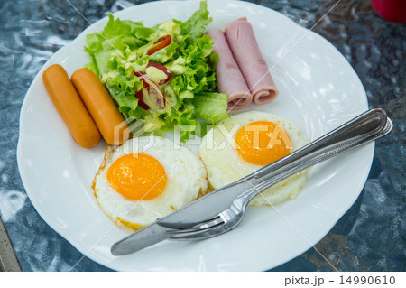 .Thai style breakfast with egg .Thai style breakfast with egg 14990610