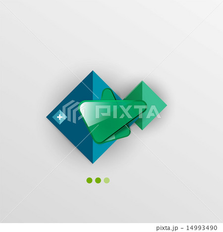 Modern abstract geometric info banner 14993490