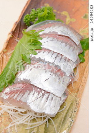おいしいアジのお造り 14994238