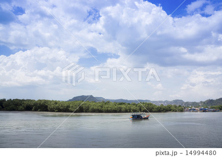 Clouds over blue sky 14994480