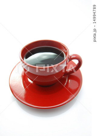 コーヒー赤カップ-02 コーヒー赤カップ-02 14994789