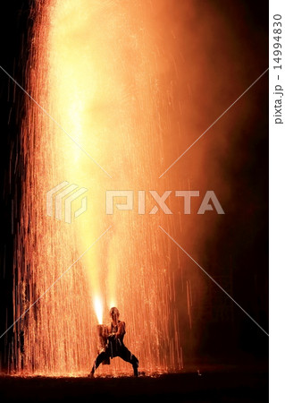 手筒花火 14994830