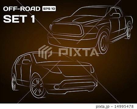 Off-Road Vehicle Silhouettes Off-Road Vehicle Silhouettes 14995478