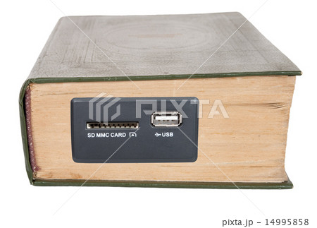 An old book with a USB input 14995858